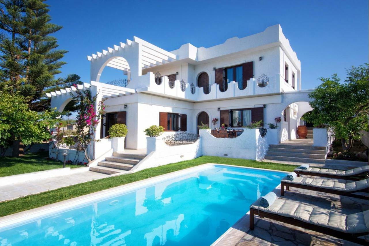 Luxury Villa Rosita w Pool - Nature&Relax Epano Vathia Esterno foto