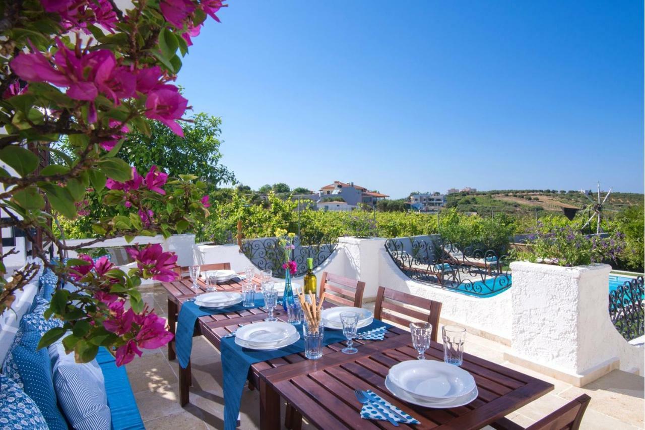 Luxury Villa Rosita w Pool - Nature&Relax Epano Vathia Esterno foto